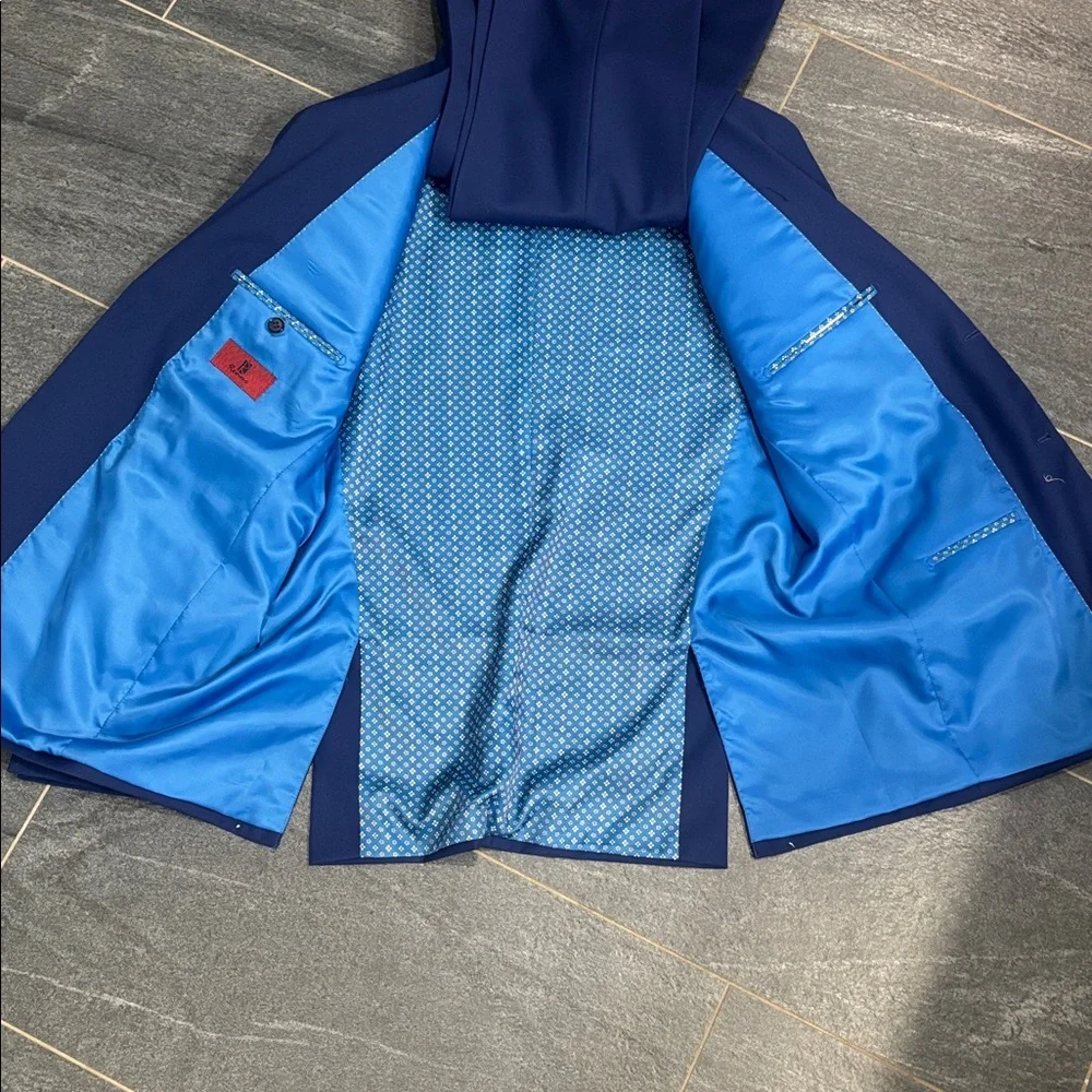 Renoir Blue Men's Suit L46/40